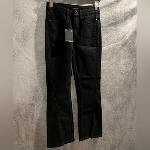 Ladies Massimo Dutti Jeans Front Split Hem Sz 2 NWT
